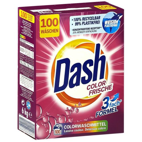 DASH Színes Mosópor 6 kg (100 mosás)