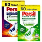 Persil Power Bars Color + Univerzális kemény mosókapszula (2x60 db)