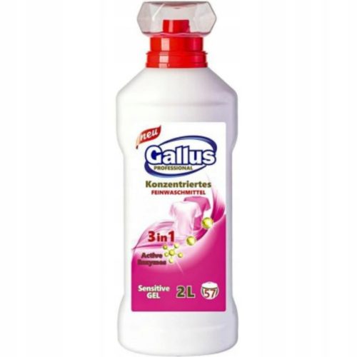 Gallus Professional 3 az 1-ben Sensitive Mosógél 2L (57 mosás)