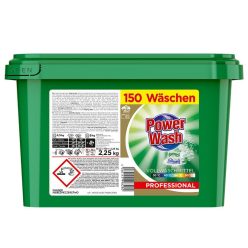   Power Wash Professional Univerzális folyékony mosókapszula (150 db)