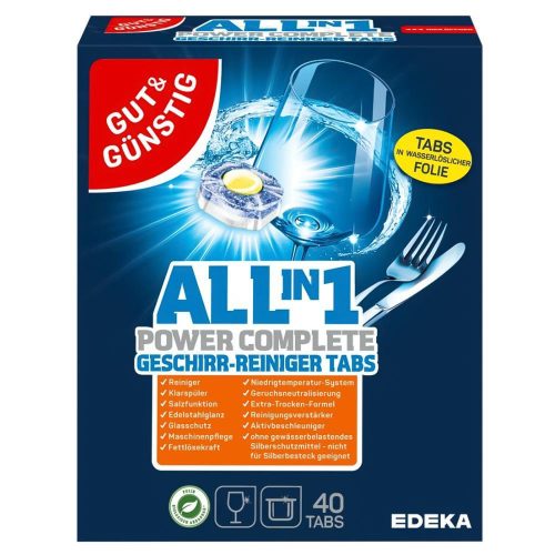 G&G All-in-1 Mosogatógép tabletta (40db)