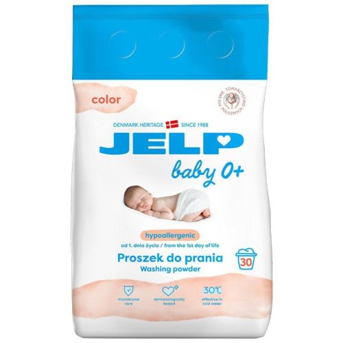 JELP Baby 0+ Hipoallergén Color Mosópor 30 mosás (2,25kg)