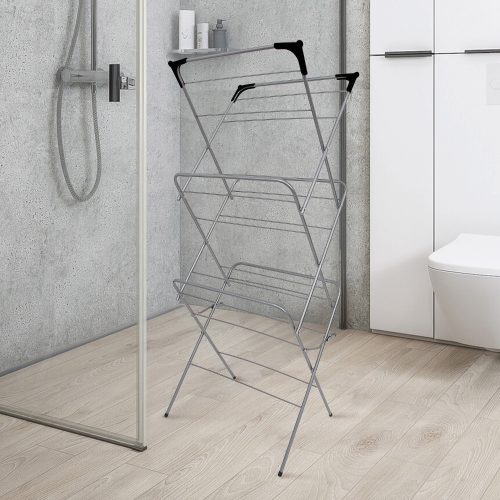 3 szintes álló ruhaszárító 15m (króm)