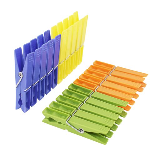 Színes Műanyag Ruhacsipesz (20 db)