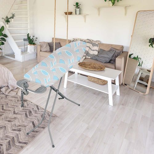 M205 Vasalódeszka - fokozatmentes magasságállítással és kábelvezetővel (145x38x94 cm)