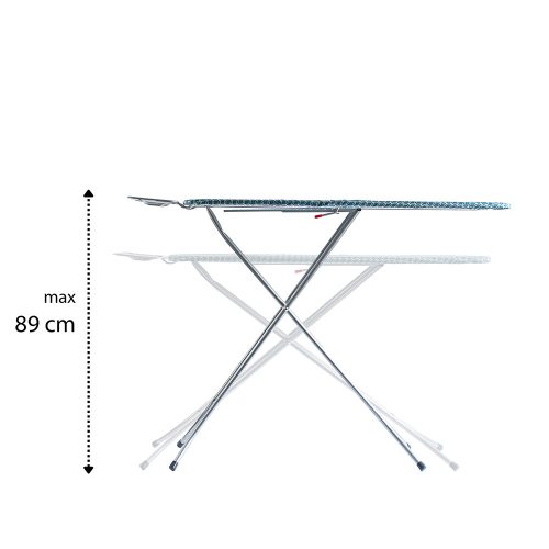 Vasalódeszka - fokozatmentes magasságállítással ( 125x33,5x87 cm)