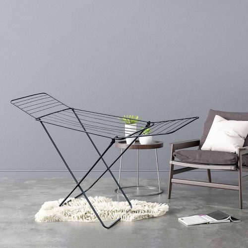 Top Black kompakt ruhaszárító állvány (fekete)