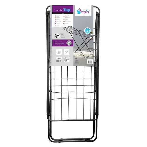 Top Black kompakt ruhaszárító állvány (fekete)