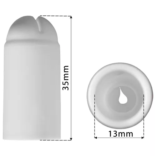 Mennyezeti ruhaszárító rúdvég (6 db, fehér)