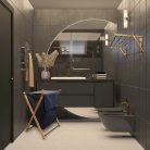 Aurora összecsukható fa szennyestartó (39L)