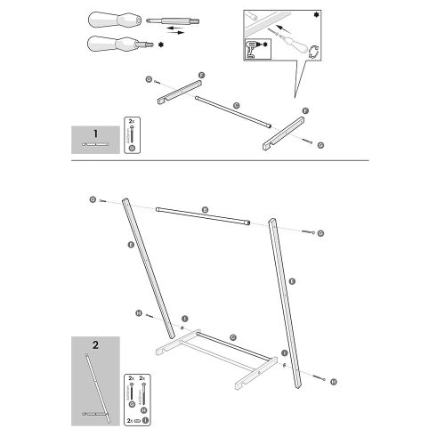 Aurora Eco Style törölközőtartó állvány (szereld magad)