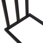 Modern szabadon álló 3 karos fürdőszobai törölközőtartó állvány (fekete)