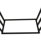 Modern szabadon álló 3 karos fürdőszobai törölközőtartó állvány (fekete)