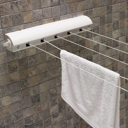 Zsinóros, kihúzható XXL fali ruhaszárító (21m)