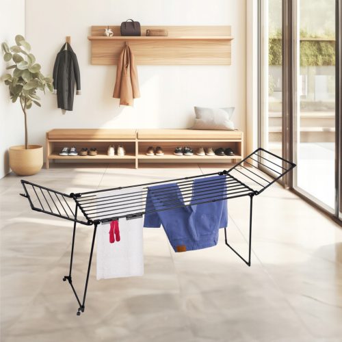 XXL Álló ruhaszárító állvány, teleszkópos (27 m)