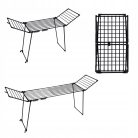 XXL Álló ruhaszárító állvány, teleszkópos (27 m)