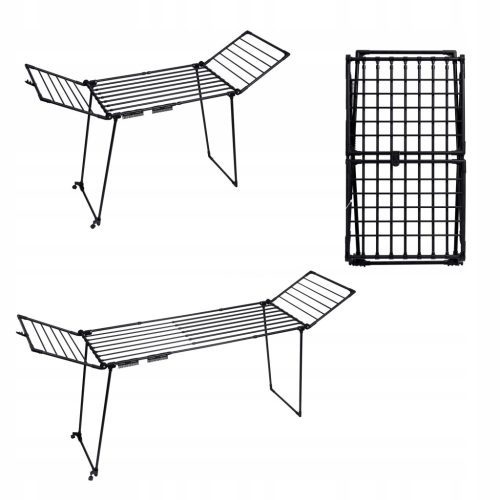 XXL Álló ruhaszárító állvány, teleszkópos (27 m)