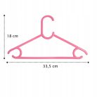 Műanyag gyerek vállfa 25 db (rózsaszín)