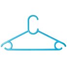 Műanyag gyerek vállfa 25 db (kék)