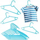 Műanyag gyerek vállfa 25 db (kék)