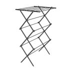 kompakt vertikális ruhaszárító (fekete)