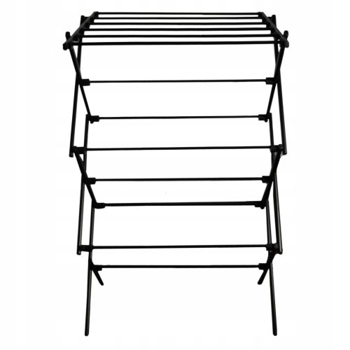 kompakt vertikális ruhaszárító (fekete)