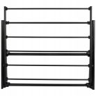 kompakt vertikális ruhaszárító (fekete)