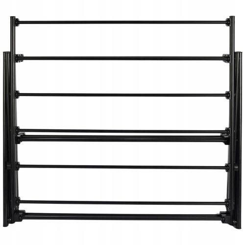 kompakt vertikális ruhaszárító (fekete)