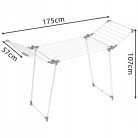 AREO Álló ruhaszárító állvány (19m)