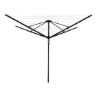 Kültéri ruhaszárító állvány - Steeldry - fekete (50m)