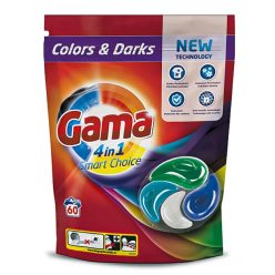 Gama 4 az 1-ben folyékony mosókapszula Color (60 db)