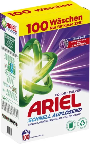 Ariel Color+ Mosópor 100 mosás (6kg)