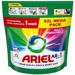   Ariel All-in-1 PODS folyékony mosókapszula Color XXL csomag (61db)