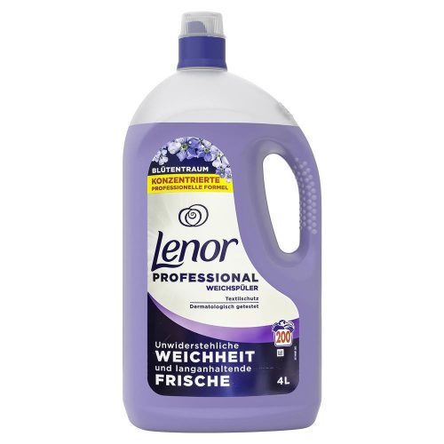 Lenor Professzionális öblítő "Lila virágzás" 4L (200 mosás)