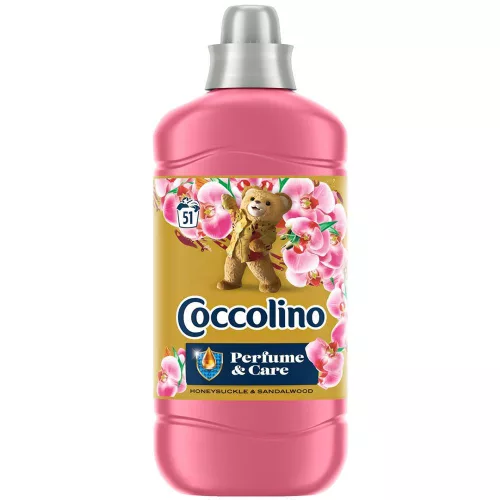 Coccolino Perfume & Care öblítő - Honeysuckle & Sandalwood 1,275L (51 mosás)