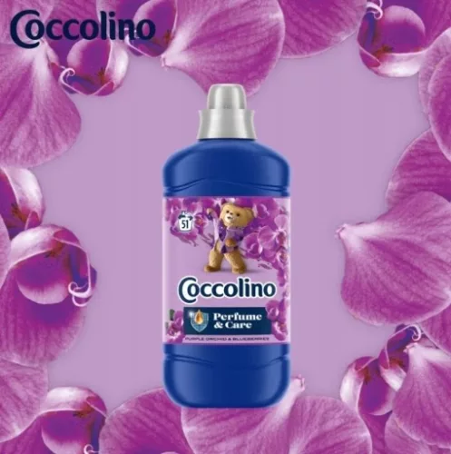 Coccolino Perfume & Care öblítő - Purple Orchid & Blueberries 1,275L (51 mosás)