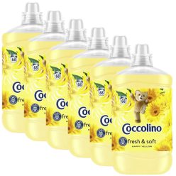Coccolino öblítő Happy Yellow Karton 6x1,7L (408 mosás)
