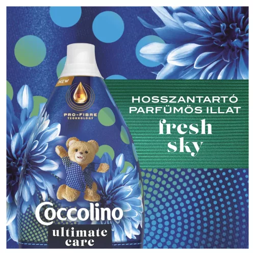 Coccolino öblítő szuperkoncentrátum Fresh Sky 870ml (58 mosás)