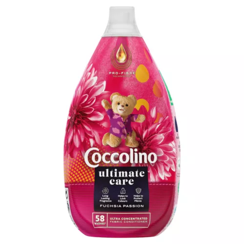 Coccolino öblítő szuperkoncentrátum Fuchsia Passion 870ml (58 mosás)