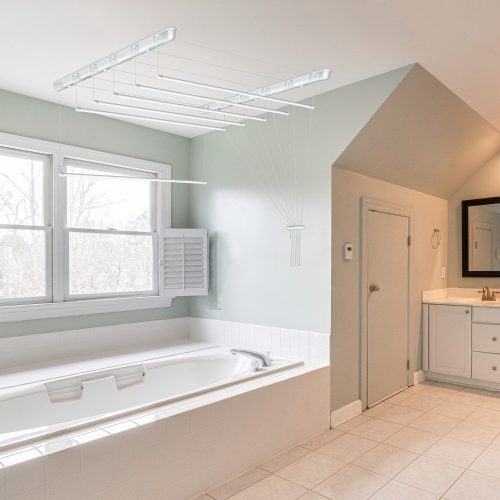 Fregoli, mennyezeti ruhaszárító 150 cm (fehér)