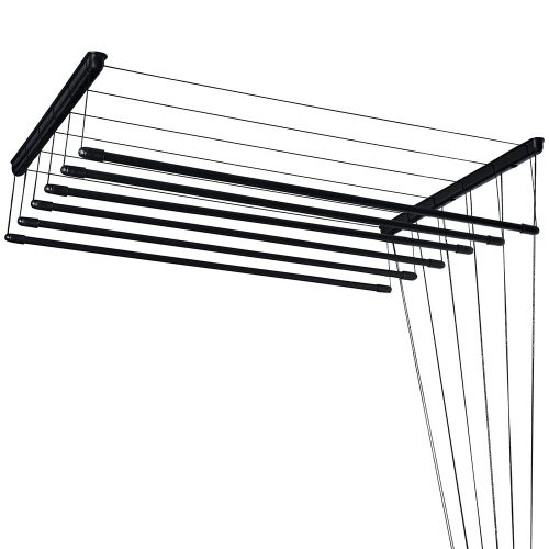 Fregoli, mennyezeti ruhaszárító 120 cm (fekete)