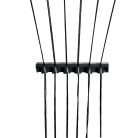 Fregoli, mennyezeti ruhaszárító 140 cm (fekete)