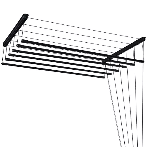 Fregoli, mennyezeti ruhaszárító 160 cm (fekete)