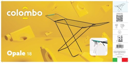 Colombo OPALE álló ruhaszárító állvány (18m)