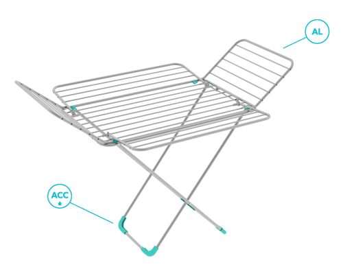 Colombo Flower XXL álló ruhaszárító állvány