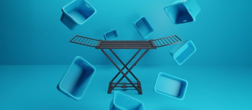 Colombo Marino álló ruhaszárító állvány (antracit)