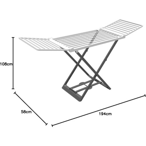 Colombo Marino álló ruhaszárító állvány ( szürke-fehér)